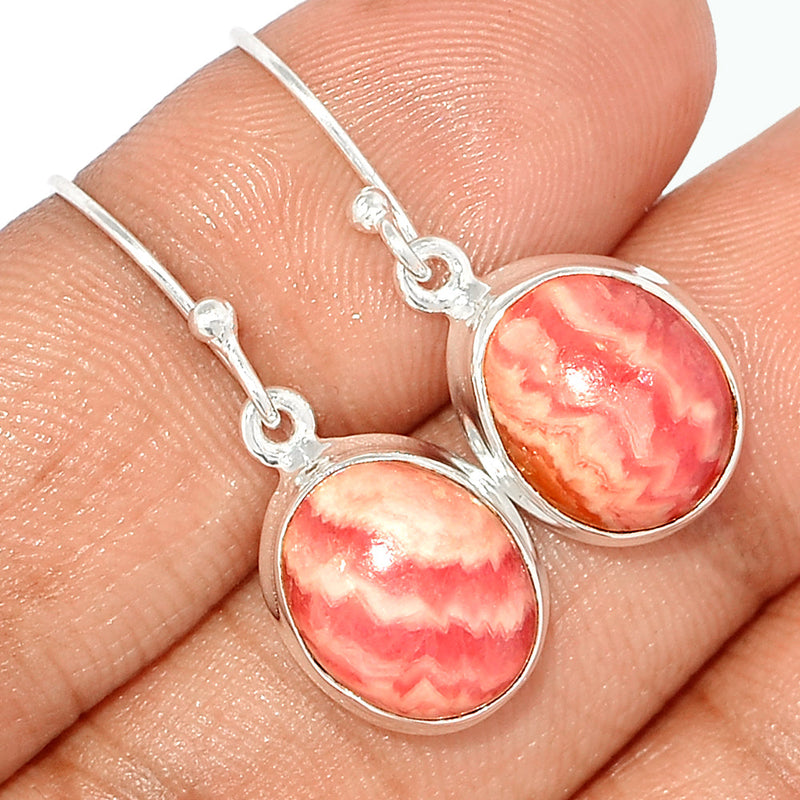 1.2" Rhodochrosite Earrings - RDOE906