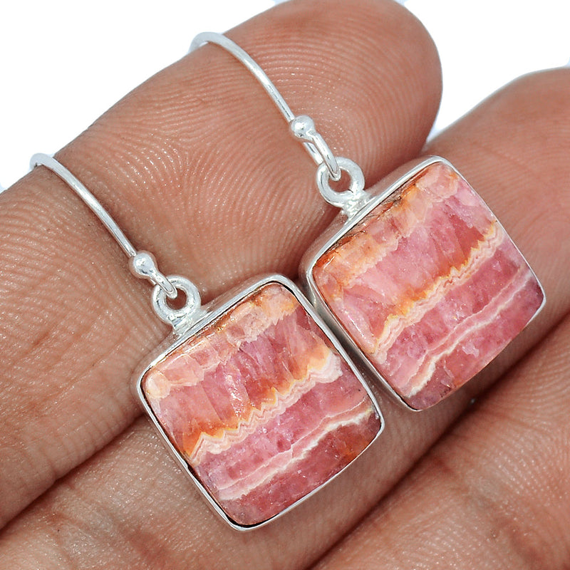 1.2" Rhodochrosite Earrings - RDOE942