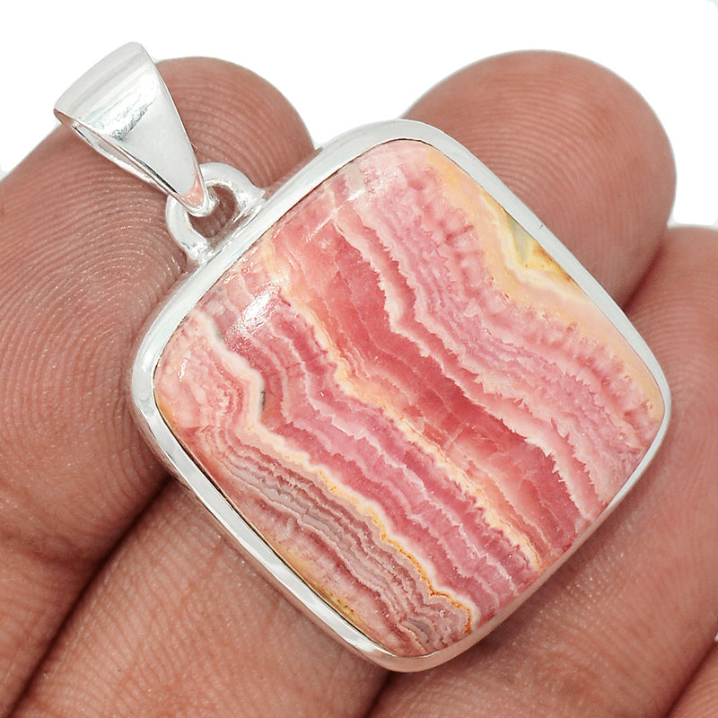 1.5" Rhodochrosite Pendants - RDOP2593