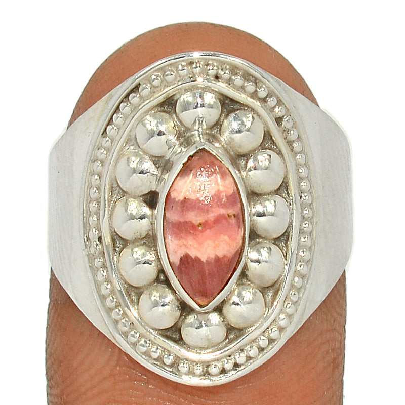 Fine Filigree - Rhodochrosite Ring - RDOR2199