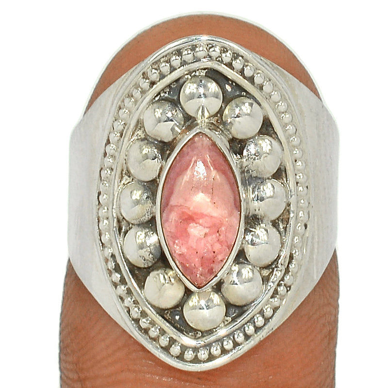 Fine Filigree - Rhodochrosite Ring - RDOR2200