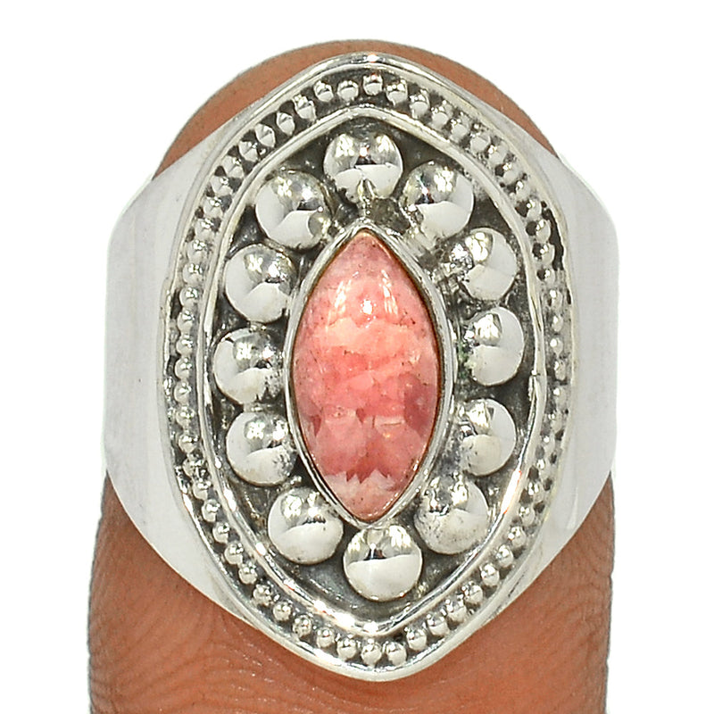 Fine Filigree - Rhodochrosite Ring - RDOR2203