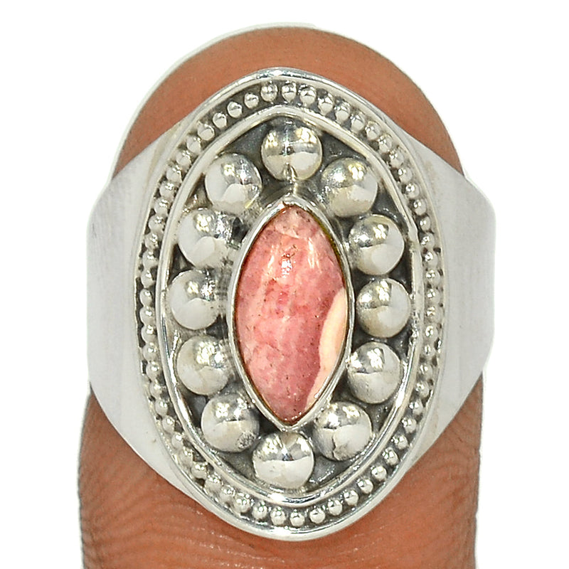 Fine Filigree - Rhodochrosite Ring - RDOR2205