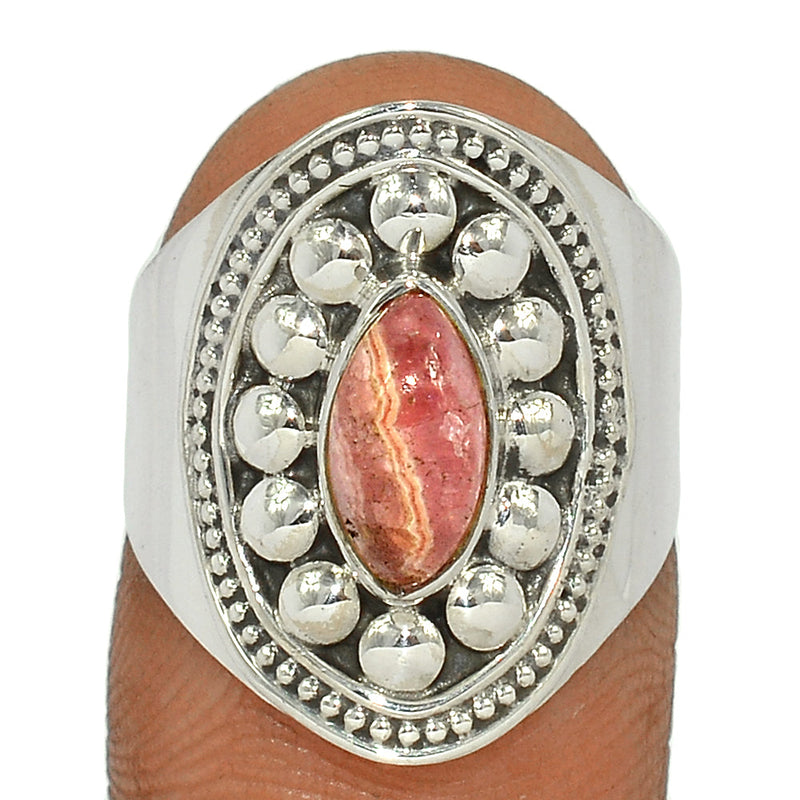 Fine Filigree - Rhodochrosite Ring - RDOR2206