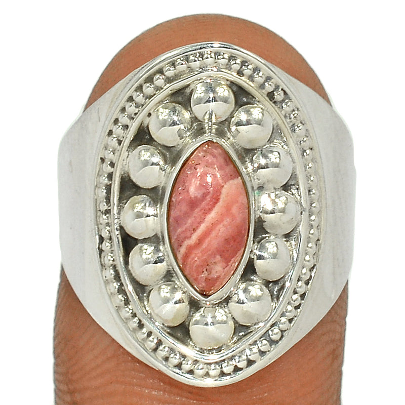 Fine Filigree - Rhodochrosite Ring - RDOR2207