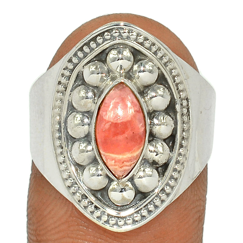 Fine Filigree - Rhodochrosite Ring - RDOR2209