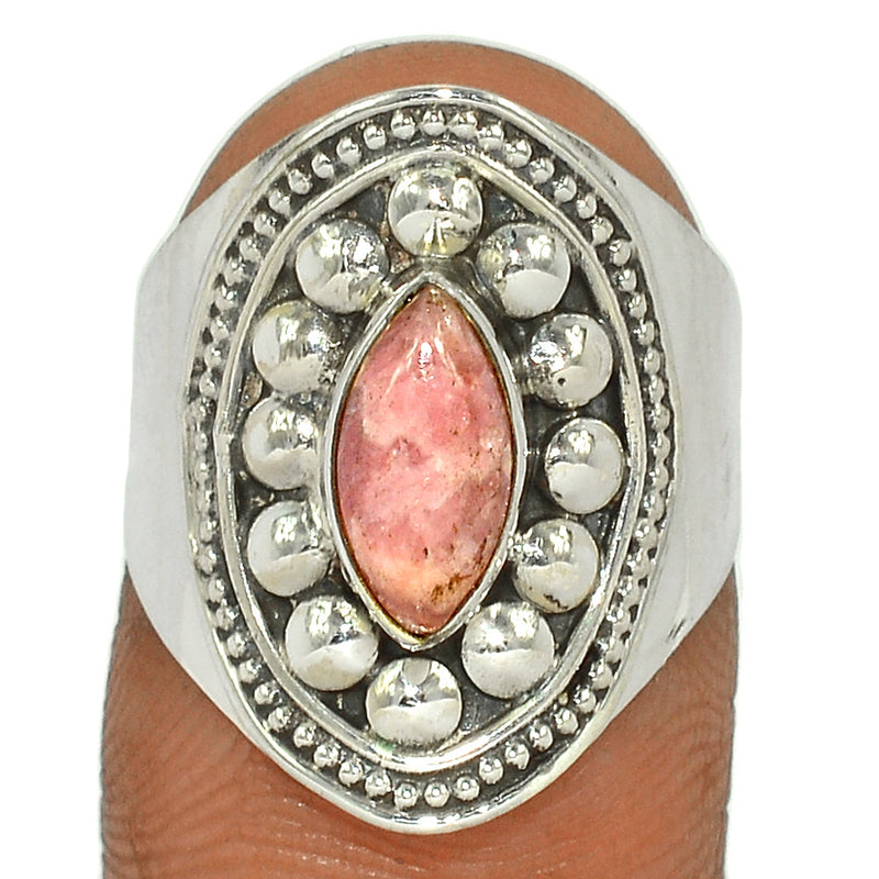 Fine Filigree - Rhodochrosite Ring - RDOR2210