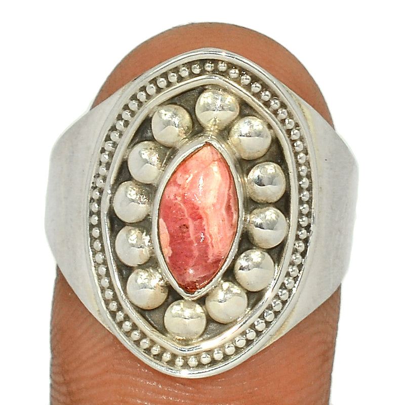 Fine Filigree - Rhodochrosite Ring - RDOR2212