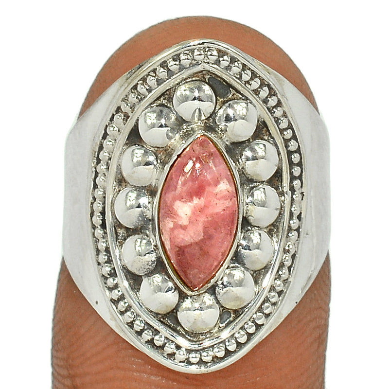 Fine Filigree - Rhodochrosite Ring - RDOR2213