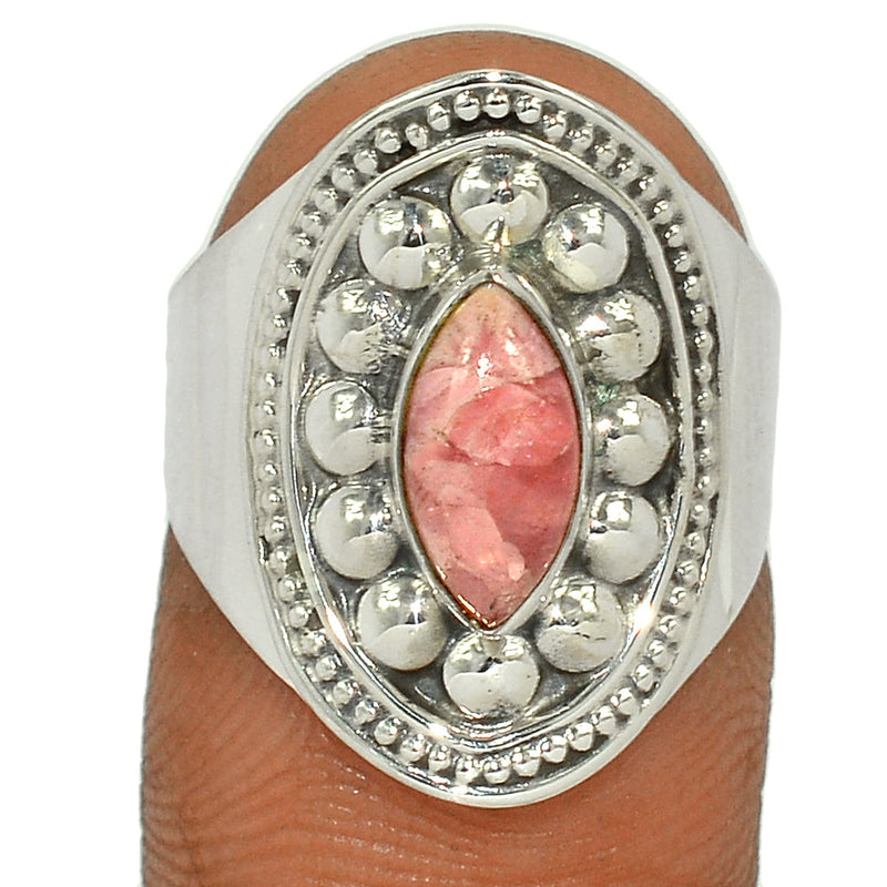 Fine Filigree - Rhodochrosite Ring - RDOR2215