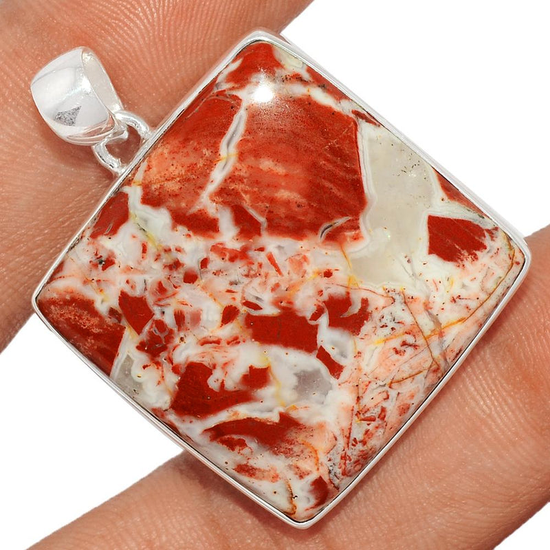 1.6" Red Fancy Jasper Pendants - RFJP52