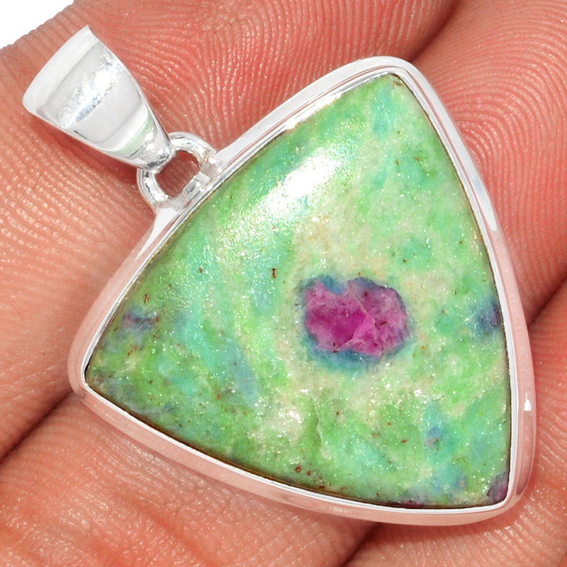 1.5" Ruby In Fuchsite Pendants - RIFP1771