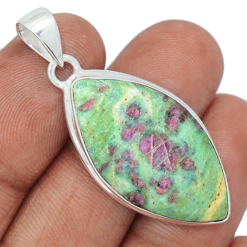 1.7" Ruby In Fuchsite Pendants - RIFP2020