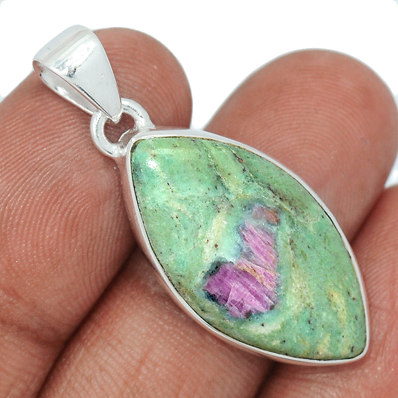 1.5" Ruby In Fuchsite Pendants - RIFP2024