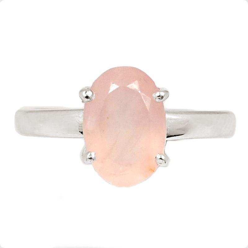 Claw - Rose Quartz Faceted Ring - RQFR1051