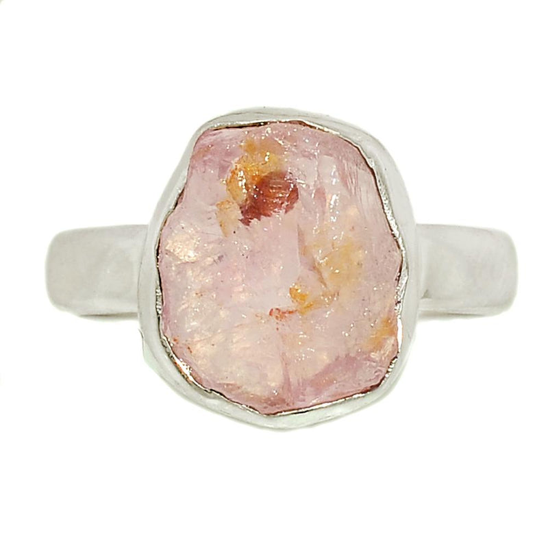 Rose Quartz Rough Ring - RQRR742