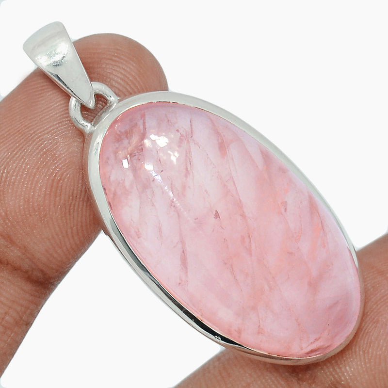 1.8" Rose Quartz Pendants - RQZP2811