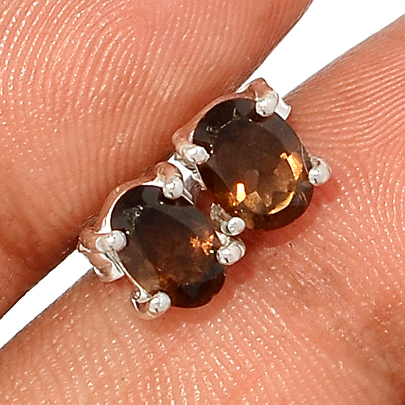 Claw - Smokey Quartz Studs - SMQS442