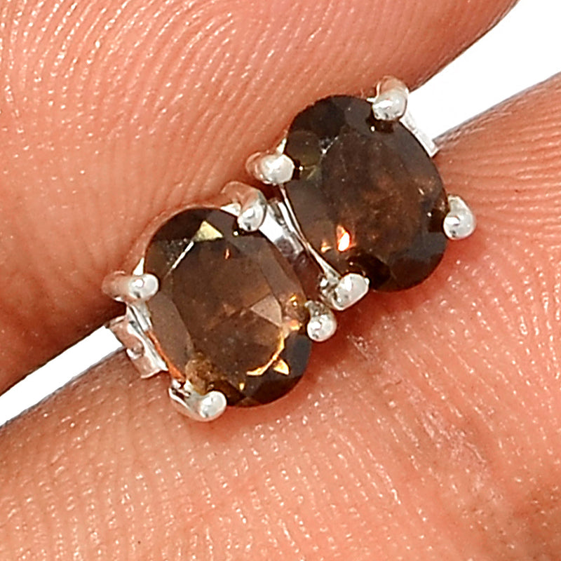 Claw - Smokey Quartz Studs - SMQS445