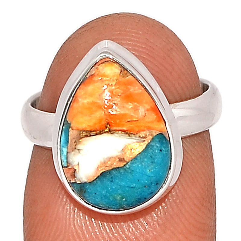 Spiny Oyster Arizona Turquoise Ring - SOTR1790