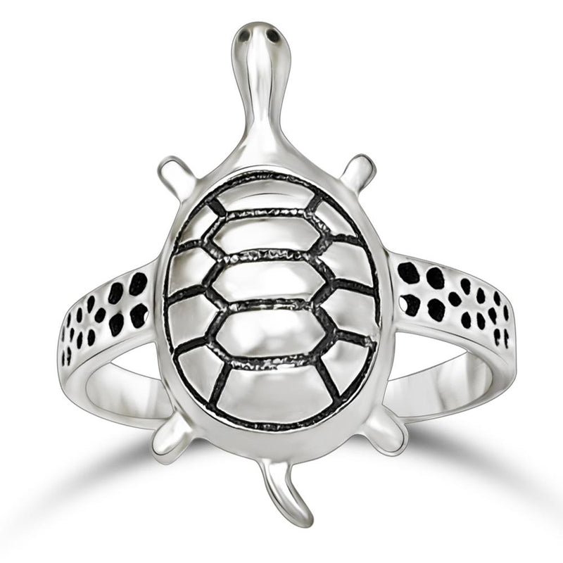 Tortoise Silver Jewelry Ring - SPJ2083