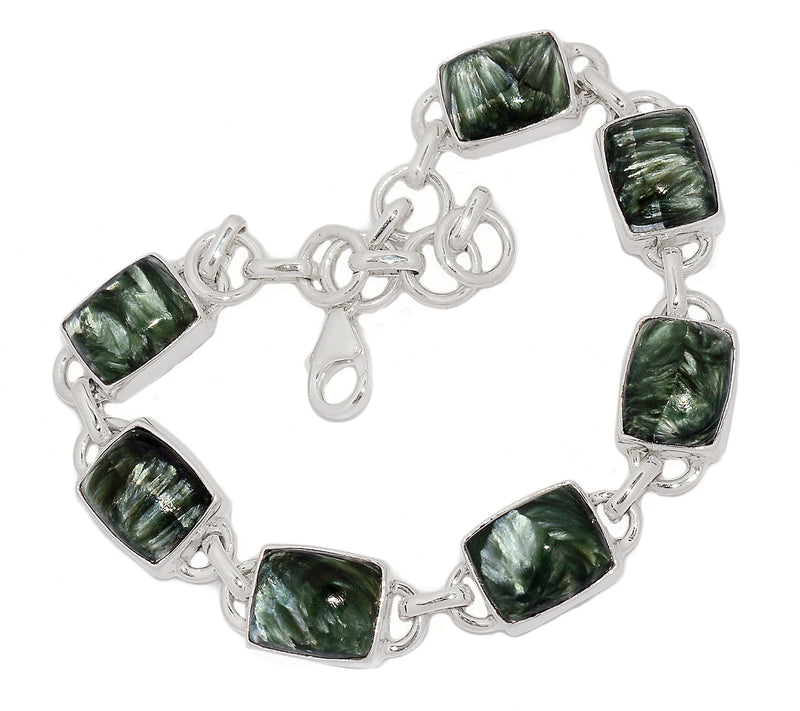 8.5" Seraphinite Bracelets - SRPB121