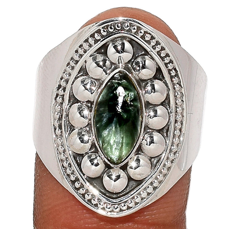 Fine Filigree - Seraphinite Ring - SRPR1432