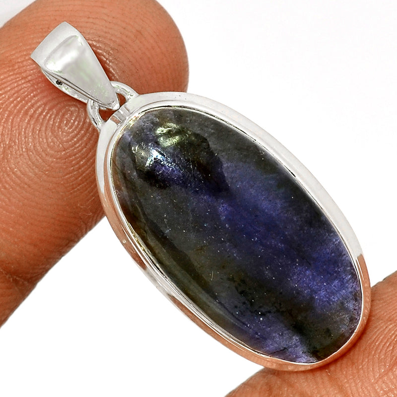 1.5" Sunstone In Iolite Pendants - SSIP514