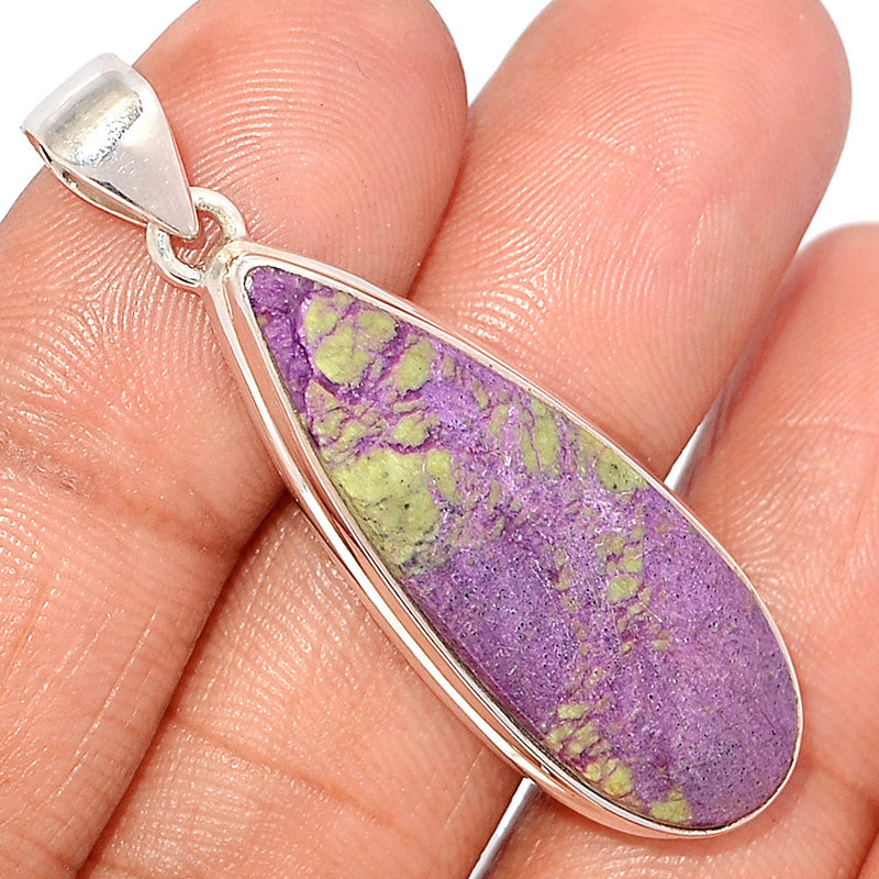 1.8" Stichtite With Serpentine Pendants - SWSP227