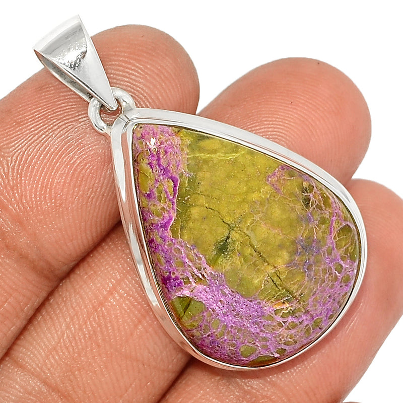 1.6" Stichtite With Serpentine Pendants - SWSP246