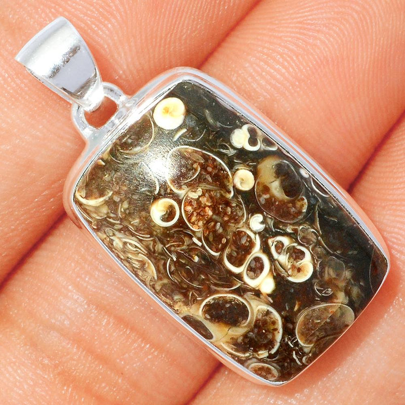 1.3" Turtella Jasper Pendants - TTJP566