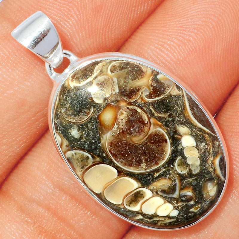 1.5" Turtella Jasper Pendants - TTJP586