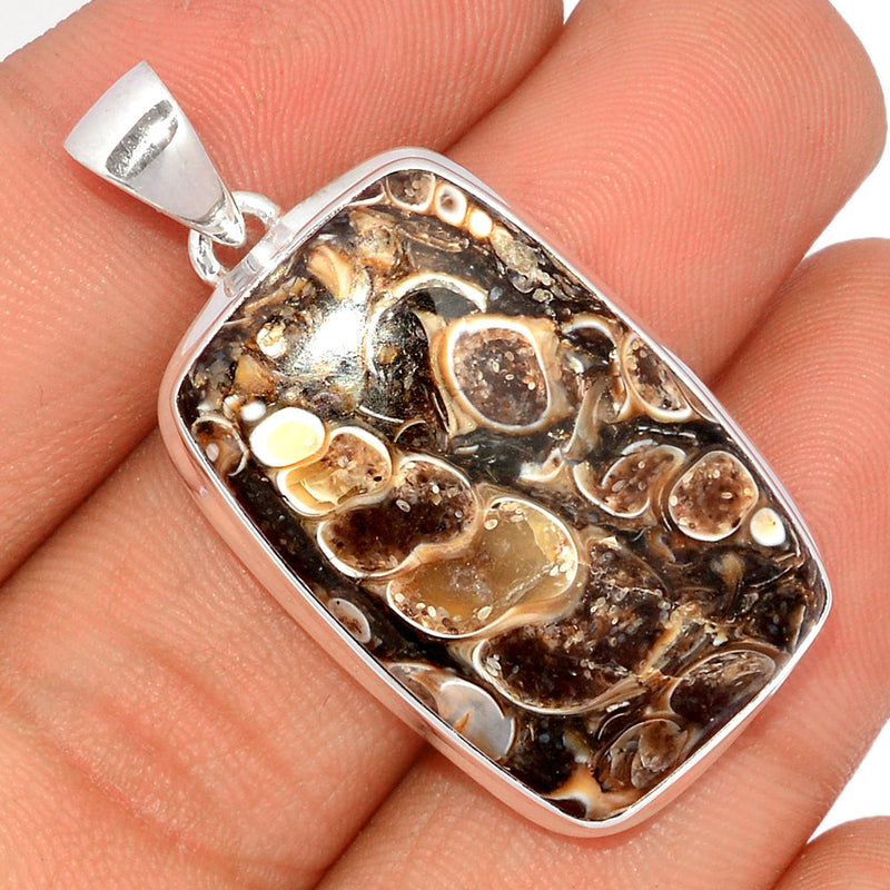 1.6" Turtella Jasper Pendants - TTJP625