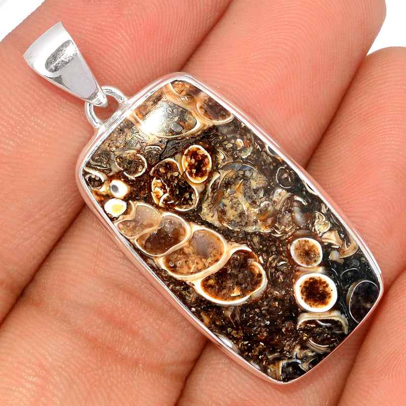 1.7" Turtella Jasper Pendants - TTJP628