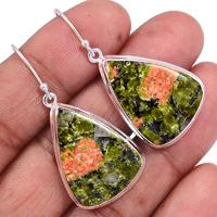 Unakite Earring-UNKE287