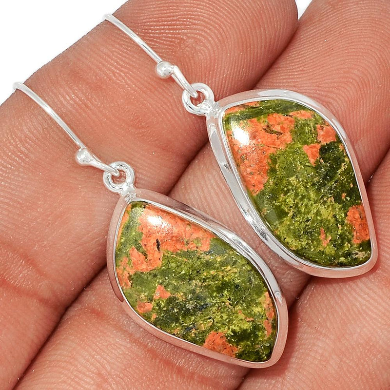 1.7" Unakite Earrings - UNKE387