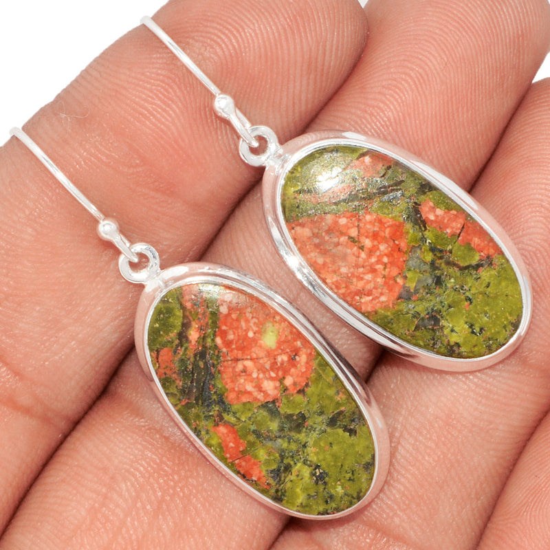 1.6" Unakite Earrings - UNKE496