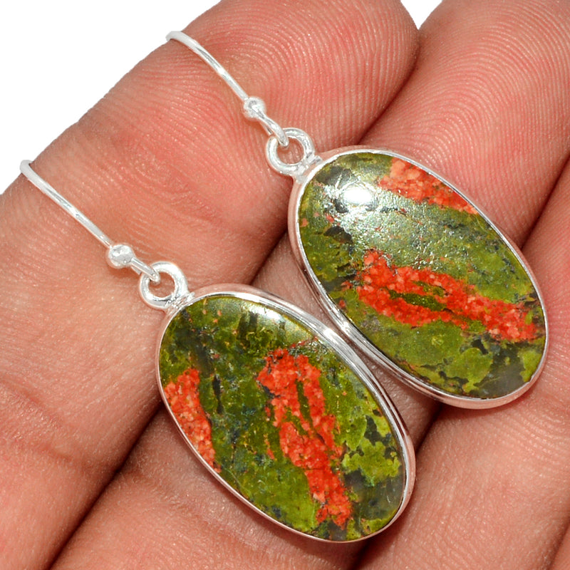 1.5" Unakite Earrings - UNKE605