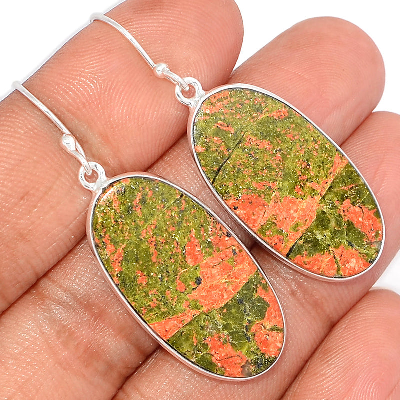 1.8" Unakite Earrings - UNKE656