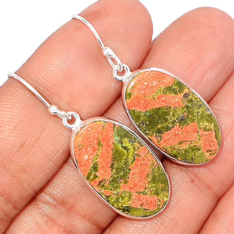 1.6" Unakite Earrings - UNKE662