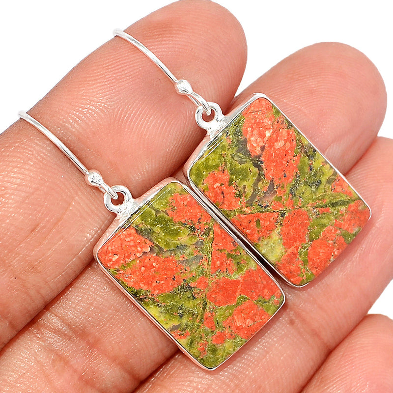 1.6" Unakite Earrings - UNKE665