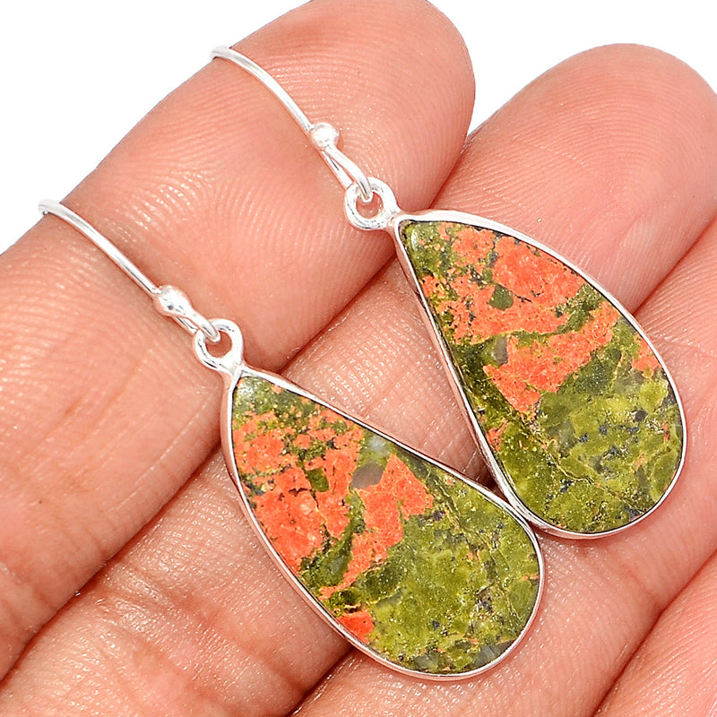 1.7" Unakite Earrings - UNKE667