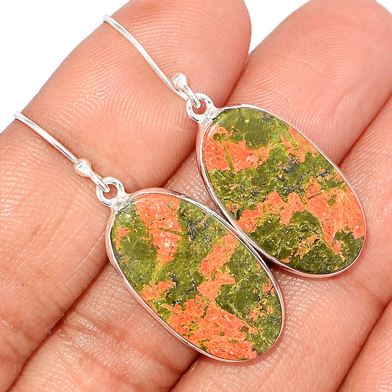 1.7" Unakite Earrings - UNKE668