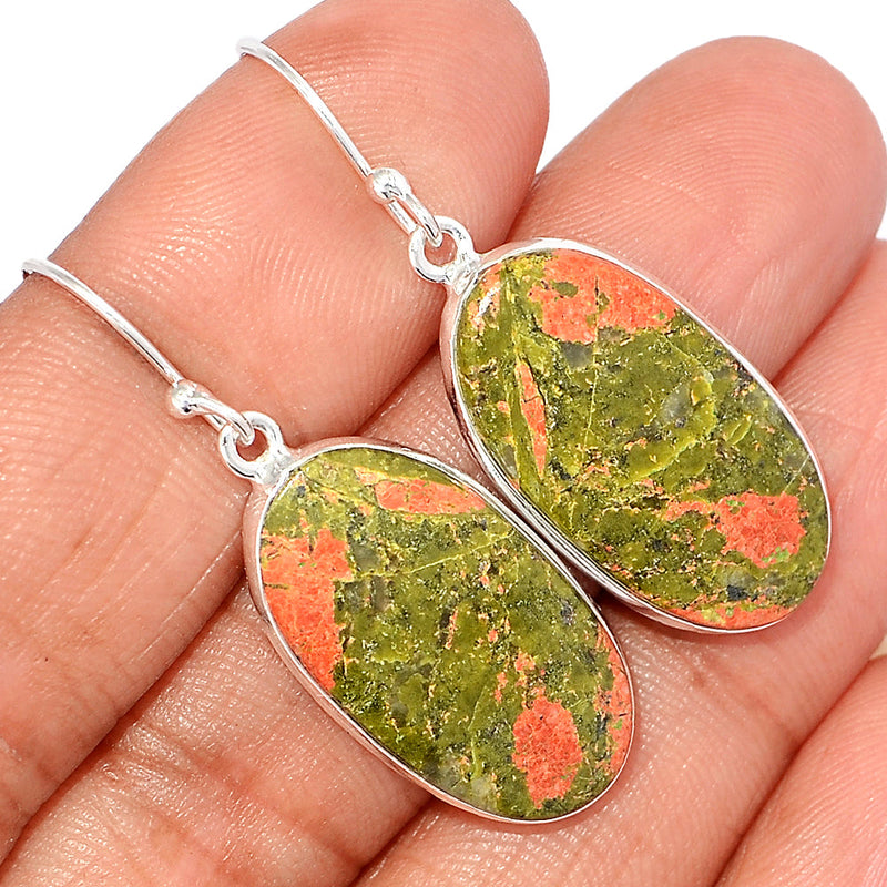 1.7" Unakite Earrings - UNKE672