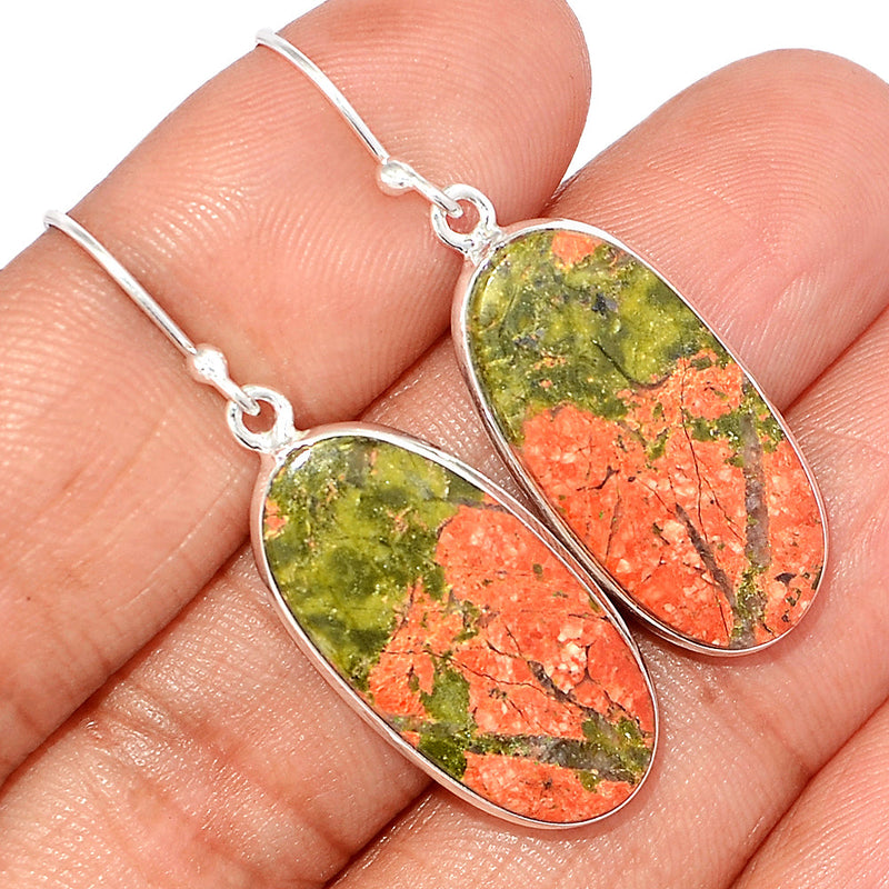 1.7" Unakite Earrings - UNKE675