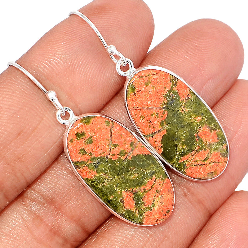 1.8" Unakite Earrings - UNKE676