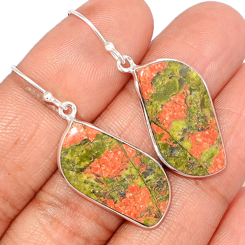 1.7" Unakite Earrings - UNKE677