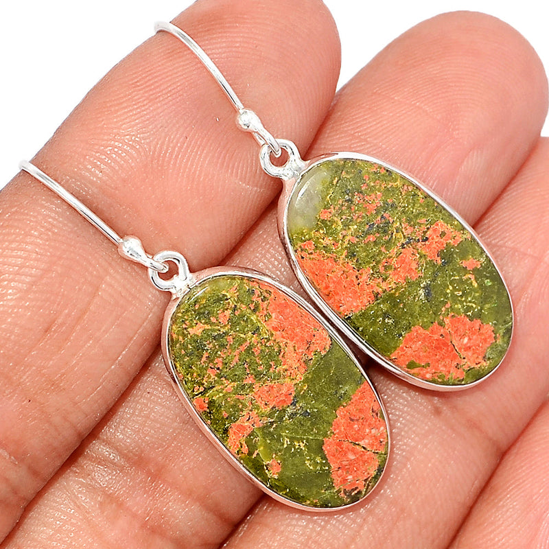 1.7" Unakite Earrings - UNKE684