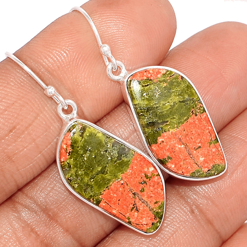 1.6" Unakite Earrings - UNKE695