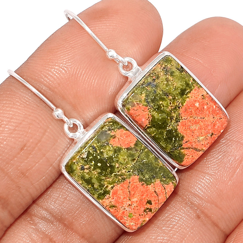 1.5" Unakite Earrings - UNKE706